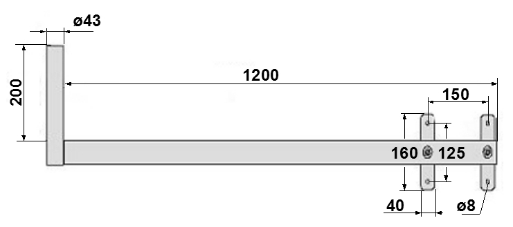 LC-UML-43H120 - Akcesoria montaowe